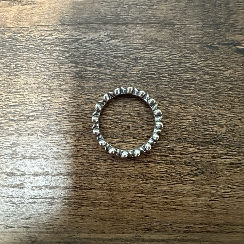 Pandora Sterling Silver Floral Ring, Size 6.5 - Picture 2 of 4